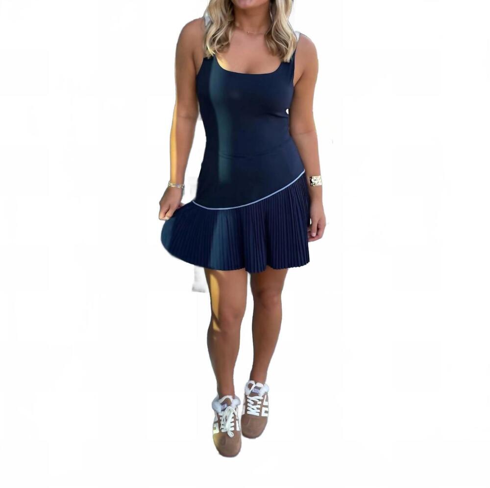 NEW KARLIE kourt athletic dress in navy